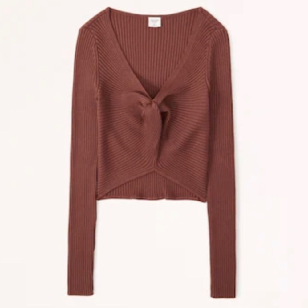 Twist Front Sweater Top